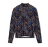 Point Printed Mock Neck Top in Medallion Print